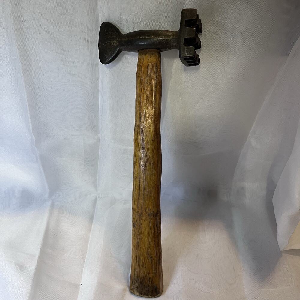 VTG Farm House Butcher Mallet Hammer Wood Handle